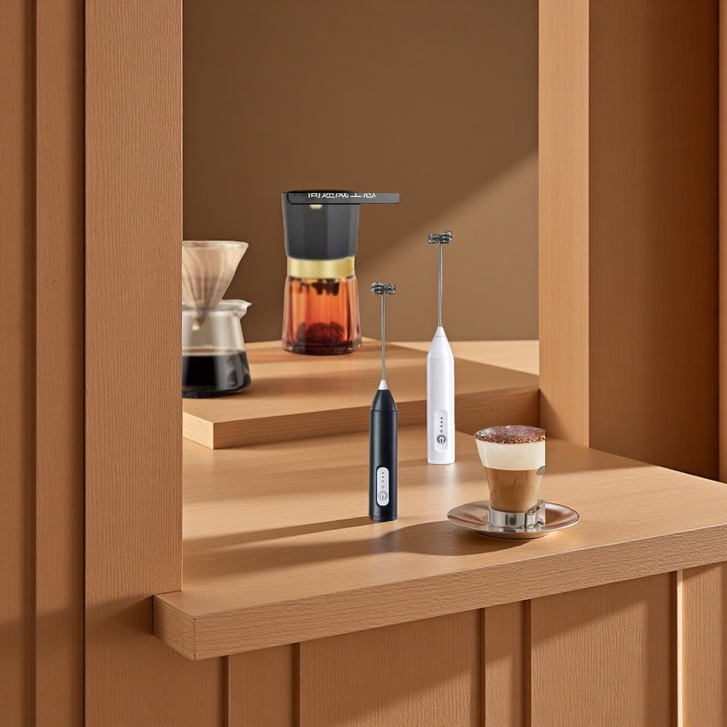 Home wireless mini electric egg beater, handheld cream whipping wonder, milk frother, cappuccino-specific blender, a great helper for easy baking Application Scenario