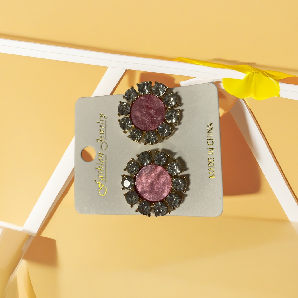 Colorful gemstone inlaid 925 sterling silver stud earrings, fashionable and simple earrings, women's personalized earrings, ear pins, high-end party jewelry Specification image