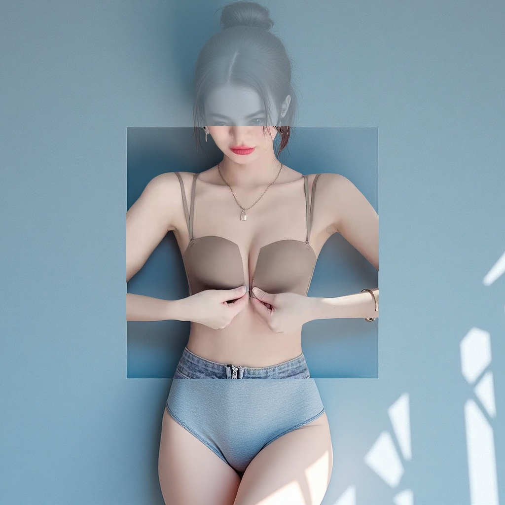 2025新款前扣美背内衣女士小胸显大聚拢性感薄杯厚杯文胸夏季爆款文胸套装轻盈透气