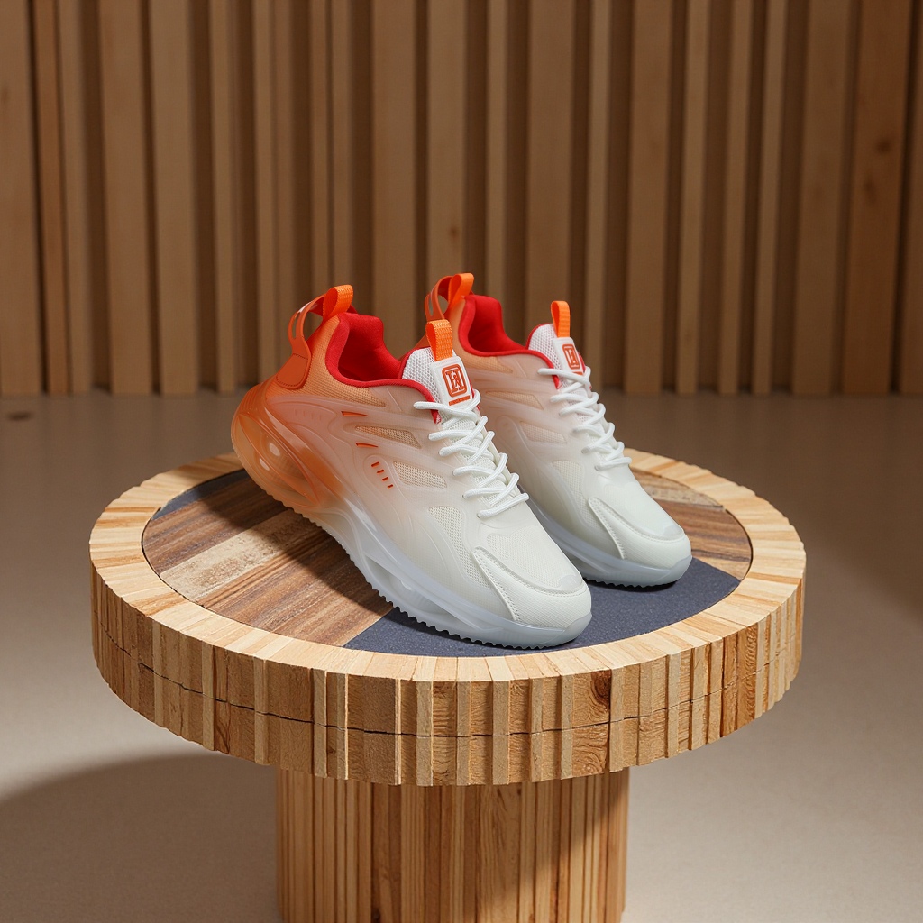 男式运动单鞋实物图