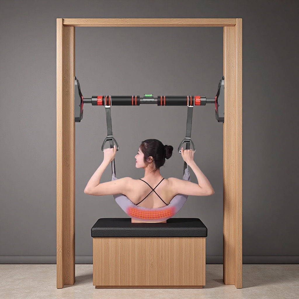 Cross-border sales Lumbar Traction Band Lumbar suspension with lumbar traction band Lumbar traction tensioner Fitness equipment relieve lower back pressure to improve lumbar health details Picture