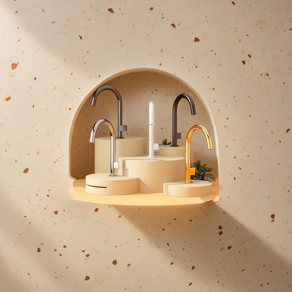 Cobre grifo de cocina grifo diseño flexible drenaje fácil limpieza de la cocina productos esenciales details Picture
