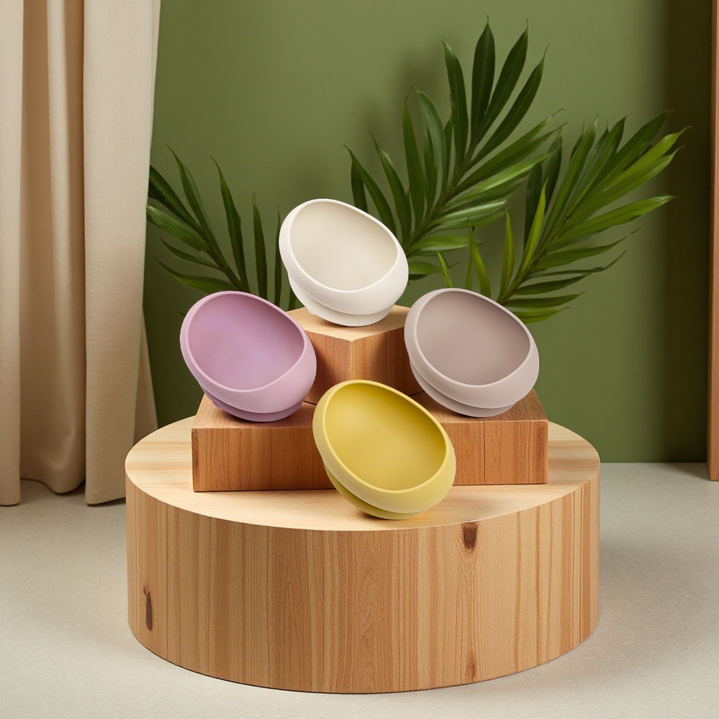 New large-capacity silicone pet bowl, round thickened dog food utensils, anti-tipping with suction cup, cat food bowl, multi-functional pet supplies, other categories Item Picture