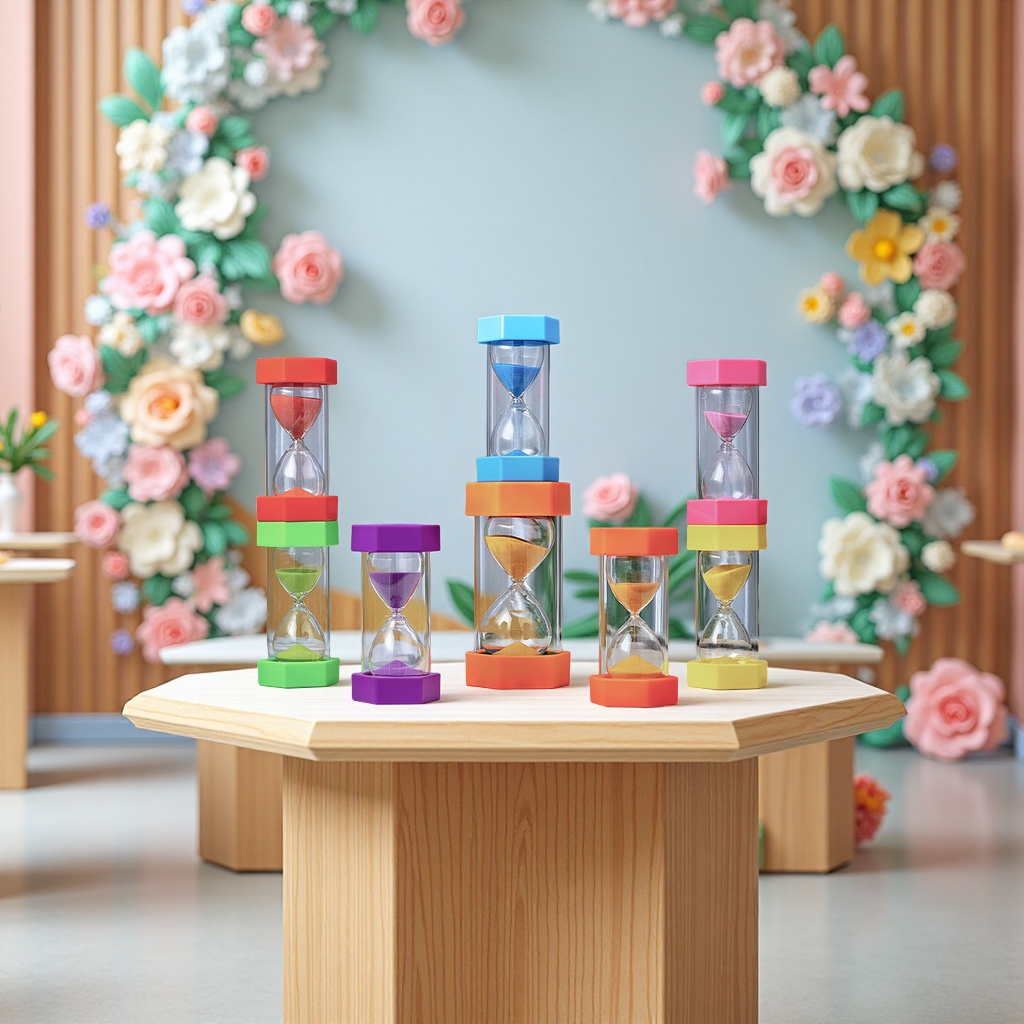 儿童学习玩具塑料六角防摔沙漏30分钟计时器 家居摆件礼物沙漏 批发优质耐用安全无毒