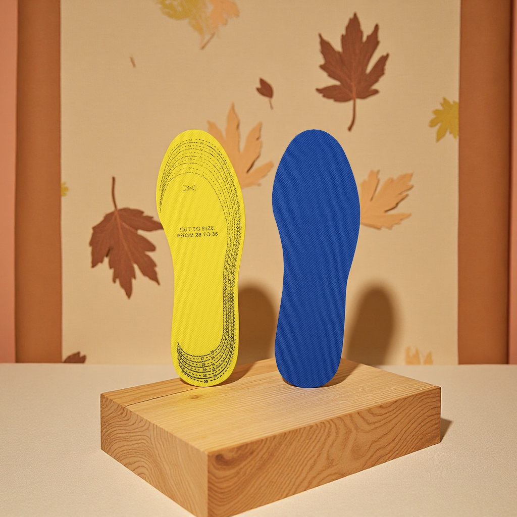 Children's spring and autumn latex insoles can be cut. Small and medium-sized children's shock-absorbing insoles, soft and comfortable height-increasing insoles. Wholesale children's insoles, comfortable spring and autumn insoles Item Picture