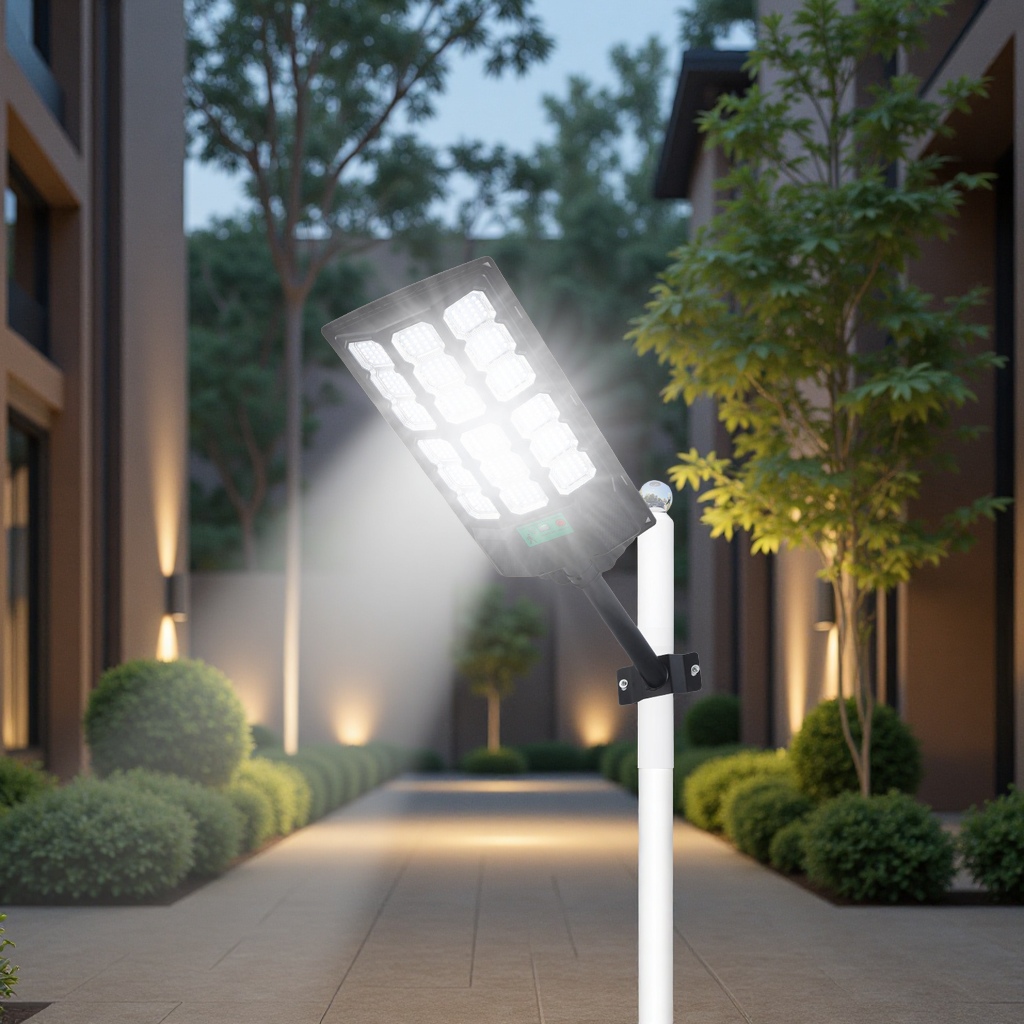 Solar integrated street lamps, high-power light-controlled radar sensor outdoor garden lamps, household environmentally friendly and energy-saving solar lamps Application Scenario