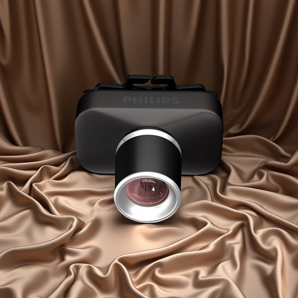 Philips 3347 multi-functional outdoor mountaineering and camping headlamp, long-lasting strong light lithium battery miner's lamp, suitable for night fishing, strong light illumination, waterproof and durable