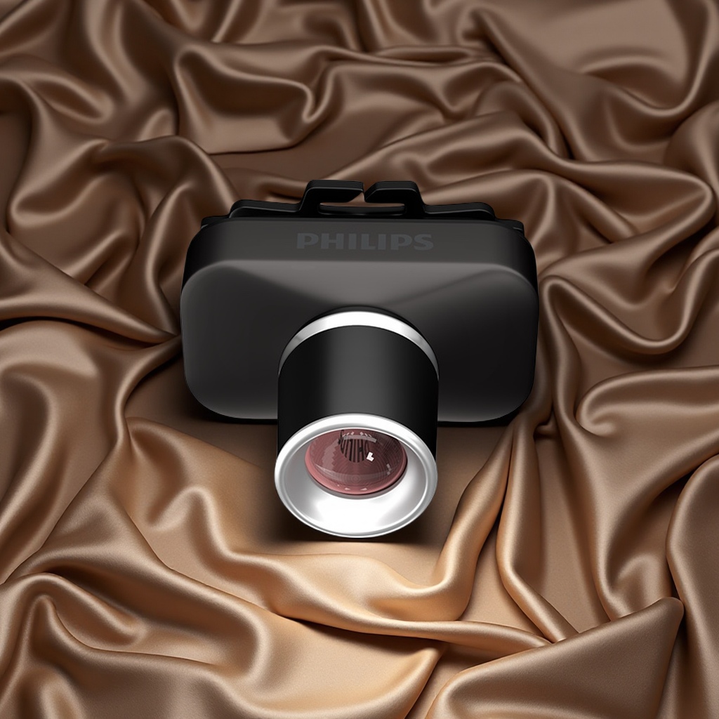 Philips 3347 multi-functional outdoor mountaineering and camping headlamp, long-lasting strong light lithium battery miner's lamp, suitable for night fishing, strong light illumination, waterproof and durable details Picture