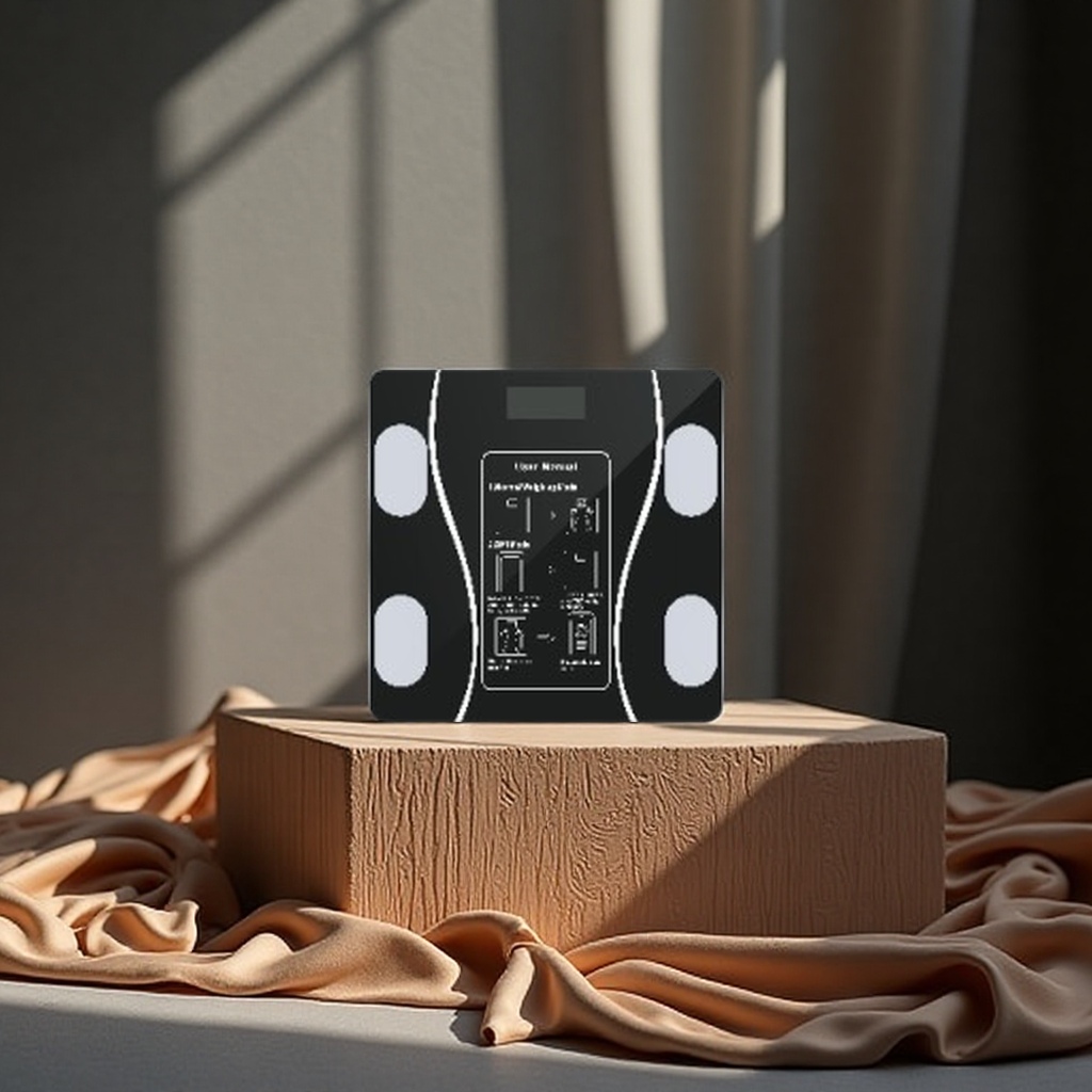 The smart body fat scale accurately measures weight, fat rate, water content and muscle rate at home. It is an essential tool for health management details Picture