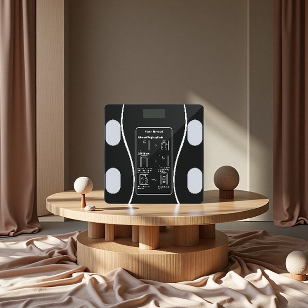 智能体脂秤 家用精准测量体重脂肪率水分肌肉率 健康管理必备工具