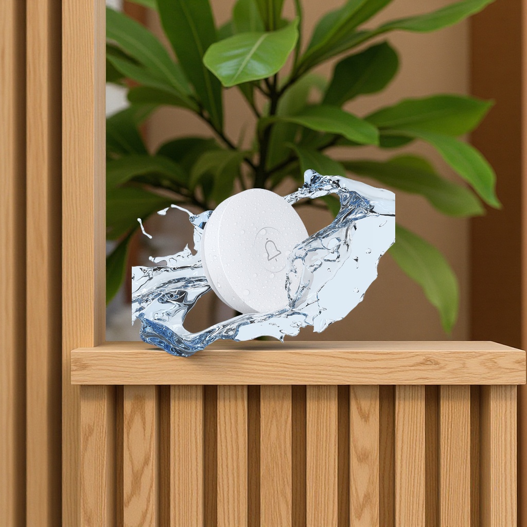 免电池智能一拖二自发电门铃 433超远距离无线家用 防水老人呼叫器 门铃便利生活详情图3