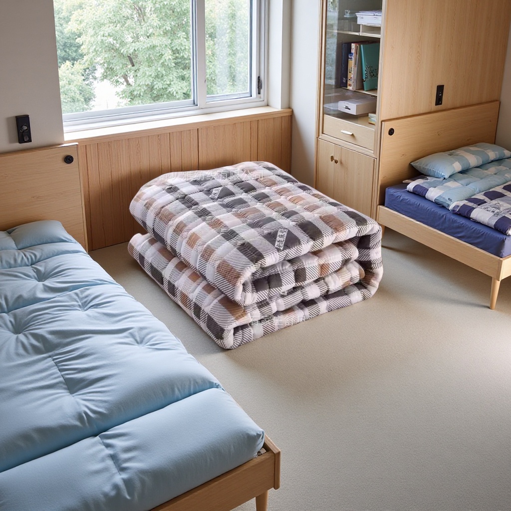 The single mattress in the student dormitory is thickened and warm. It is suitable for bunk beds. The soft cushion of the double bed is foldable and portable. A towel is included as a gift full figure