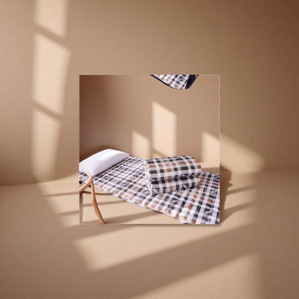 The single mattress in the student dormitory is thickened and warm. It is suitable for bunk beds. The soft cushion of the double bed is foldable and portable. A towel is included as a gift Specification drawing