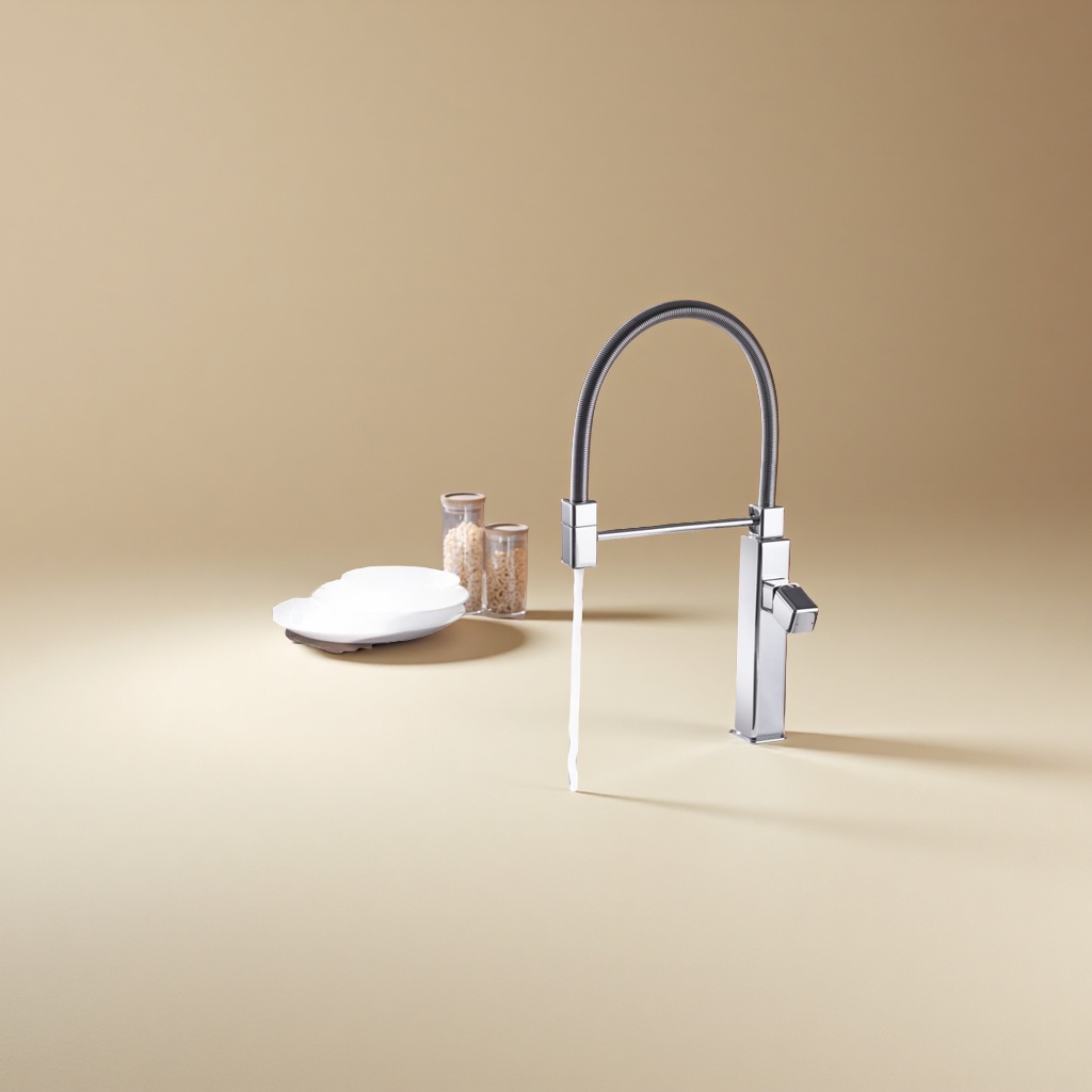 DEER MISA brand pull-out kitchen faucet, high-end kitchen faucet, faucet water dispenser accessories, durable and easy to clean details Picture
