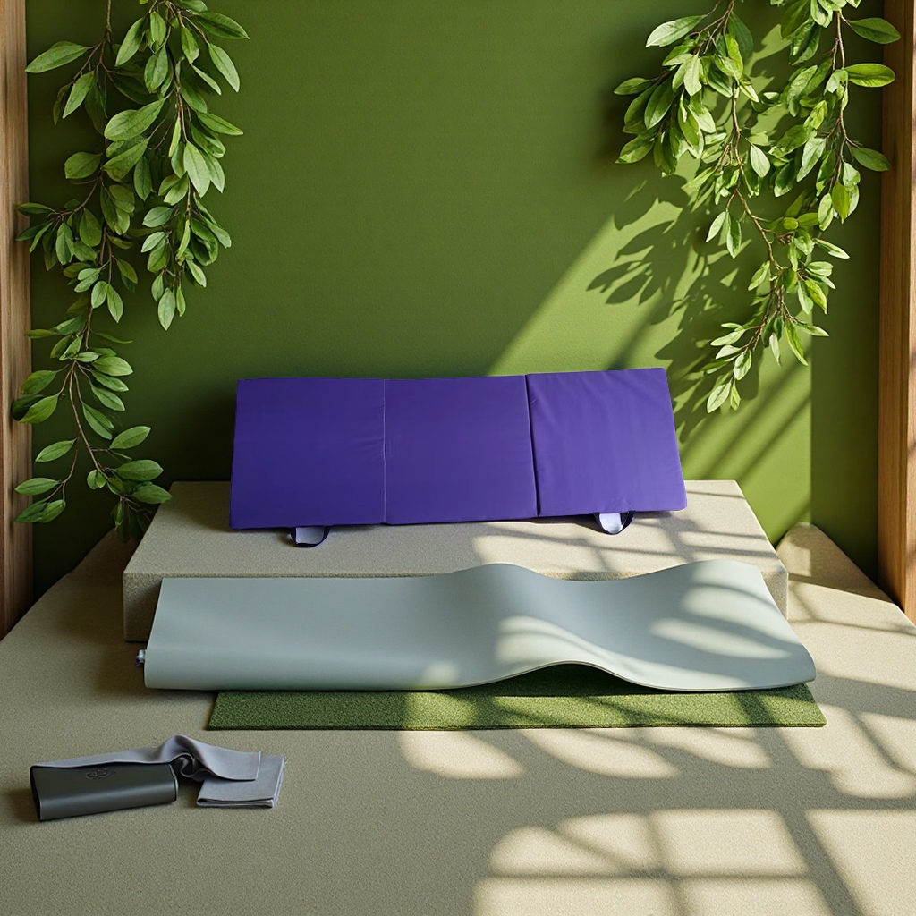 瑜伽垫/健身橡胶地垫/运动服饰/健身器材/多功能普拉提健身板产品图