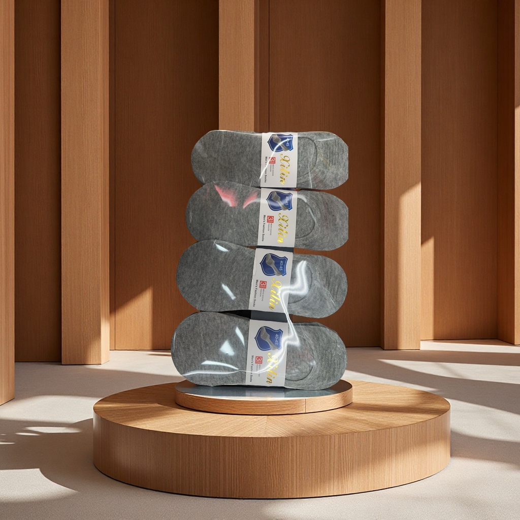 男士商务休闲纯棉袜子 舒适透气吸汗黑色中筒袜子 男士袜子春秋季款