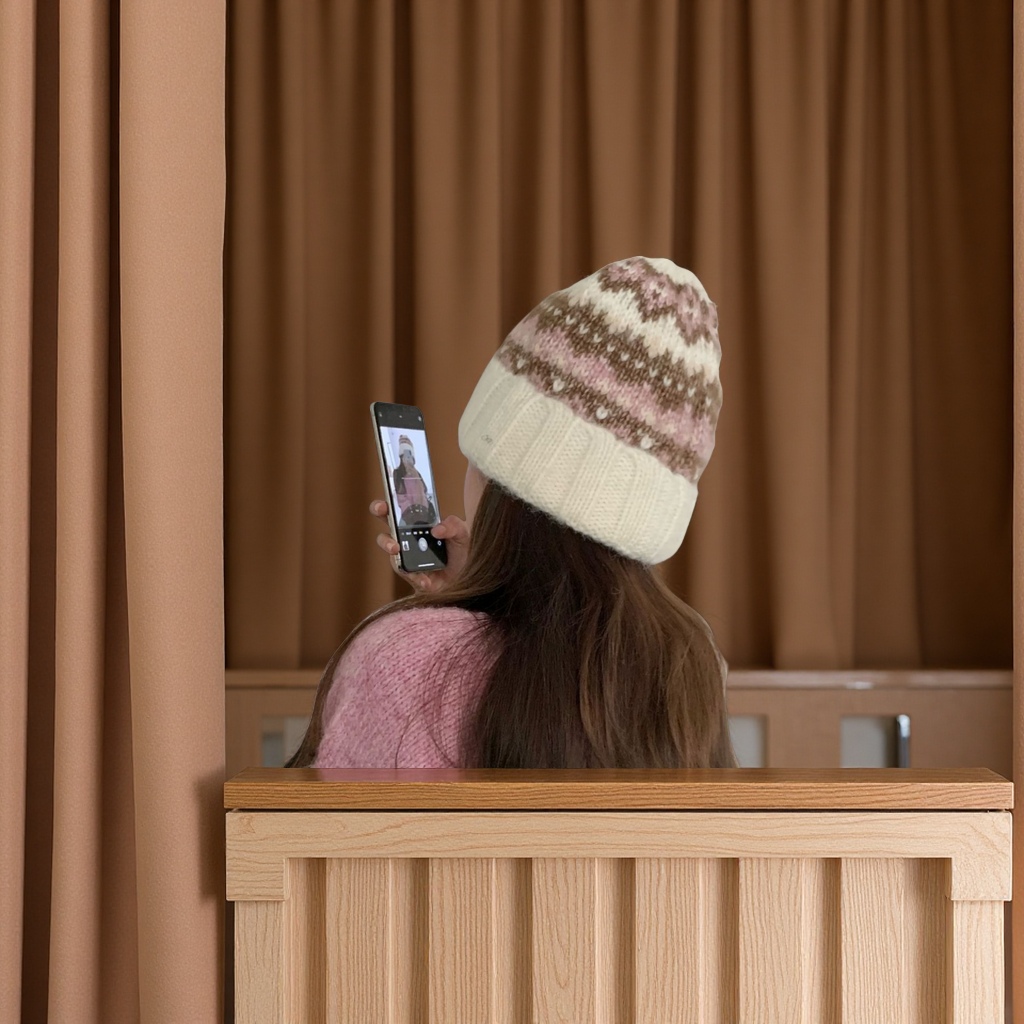 Brand [Sondona] Knitted cap, Fair Island style, Korean style, versatile knitted woolen cap, women, students, casual, warm, ear-protective, hooded cap, cold cap, adult size Application Scenario