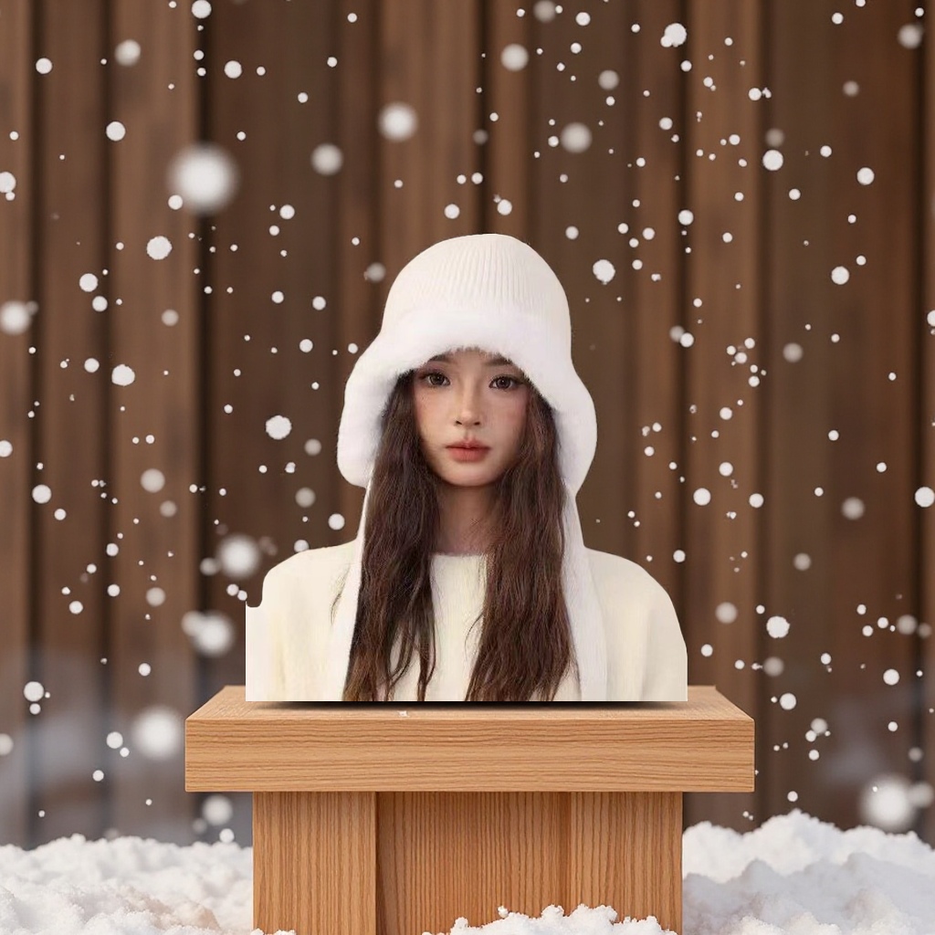 Brand [Sondona] Fleece and knitted caps 2025 New rabbit fleece knitted ear protectors Winter cycling Lei Feng caps with fleece, windproof, cold-resistant and warm wool adult caps, fashionable and warm headwear
