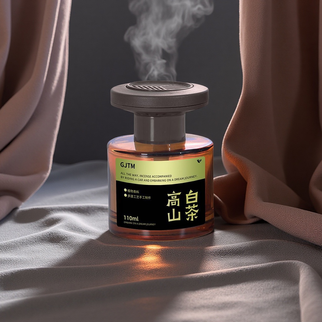 2025 New White Tea Aromatherapy Car Perfume, long-lasting fragrance, high-end ladies and men's car products, car deodorizing perfume, car aromatherapy agent Item Picture