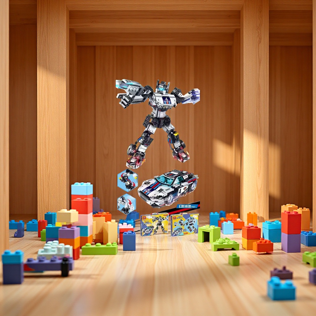 Lego brick children's cartoon toy Christmas limited edition LEGO model creative building puzzle gift