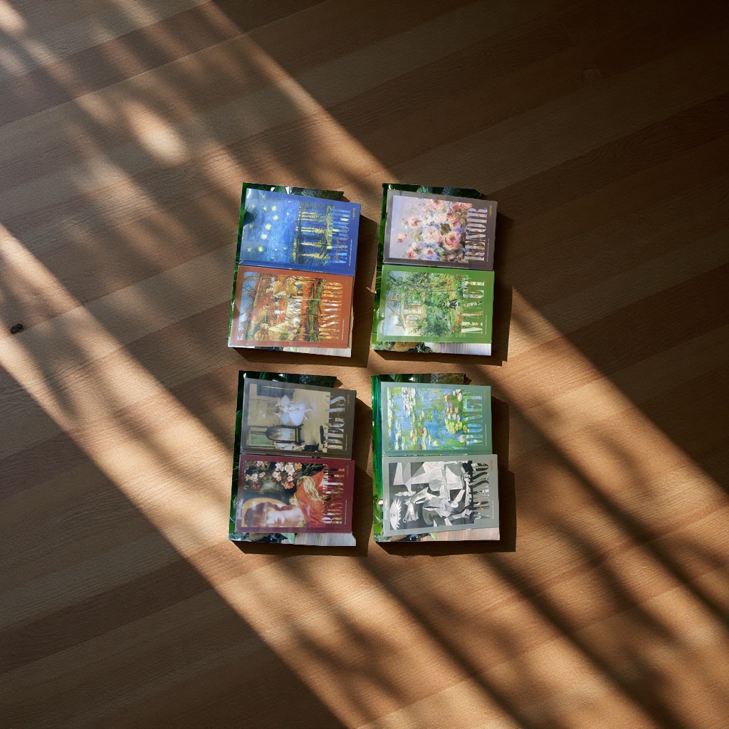 Xin hong lianhua van gogh series tapa dura artesanía clásica vintage clásico cuaderno mano tienda páginas interiores páginas para colorear idílico sueño tiempo de los estudiantes Item Picture
