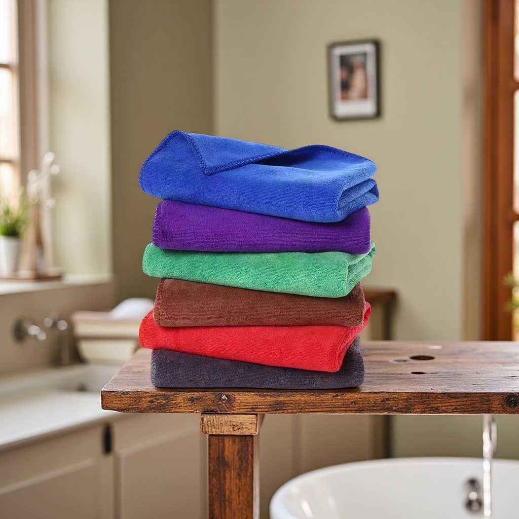 超细纤维洗车毛巾 40✘40cm 400gsm 高密度吸水不掉毛 擦车巾专业级车辆清洁工具