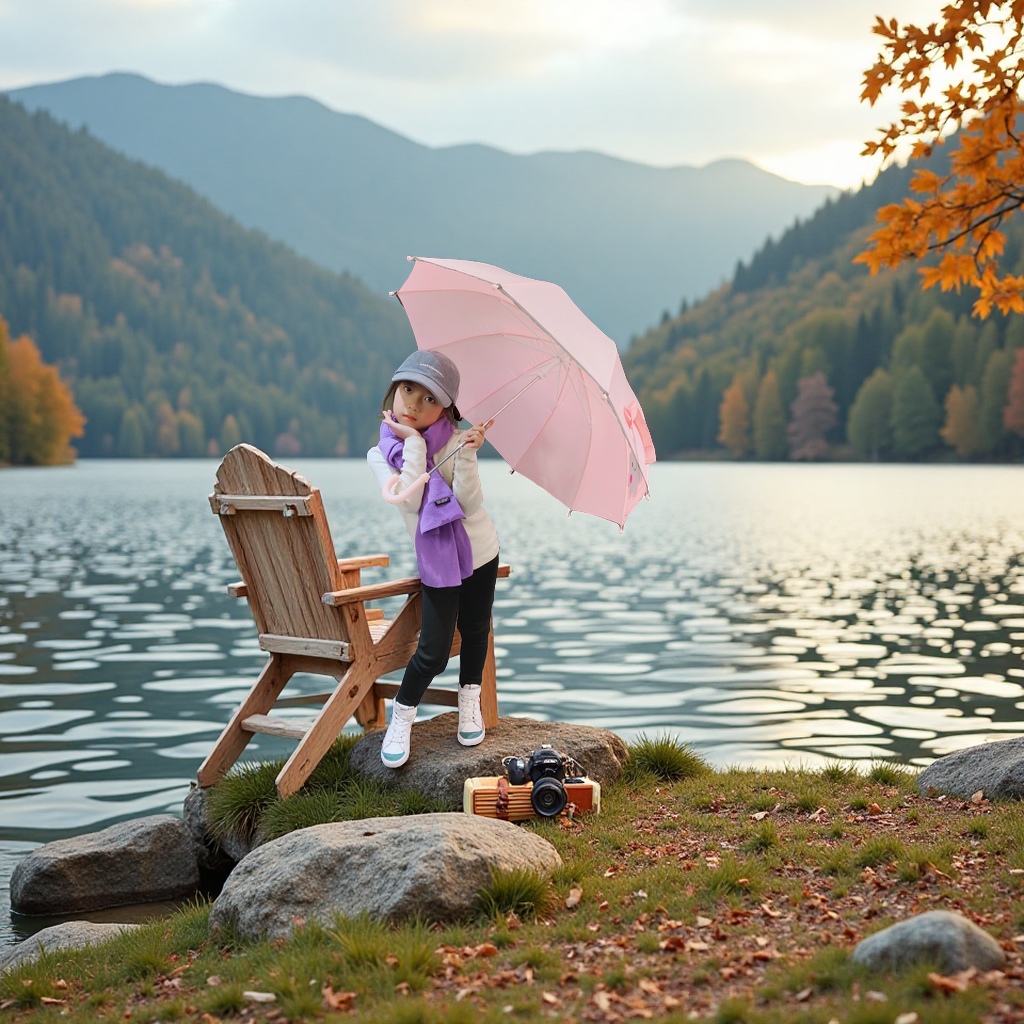 卡通动物模式儿童雨伞 便携式防风防晒小孩伞具 安全无伤手设计