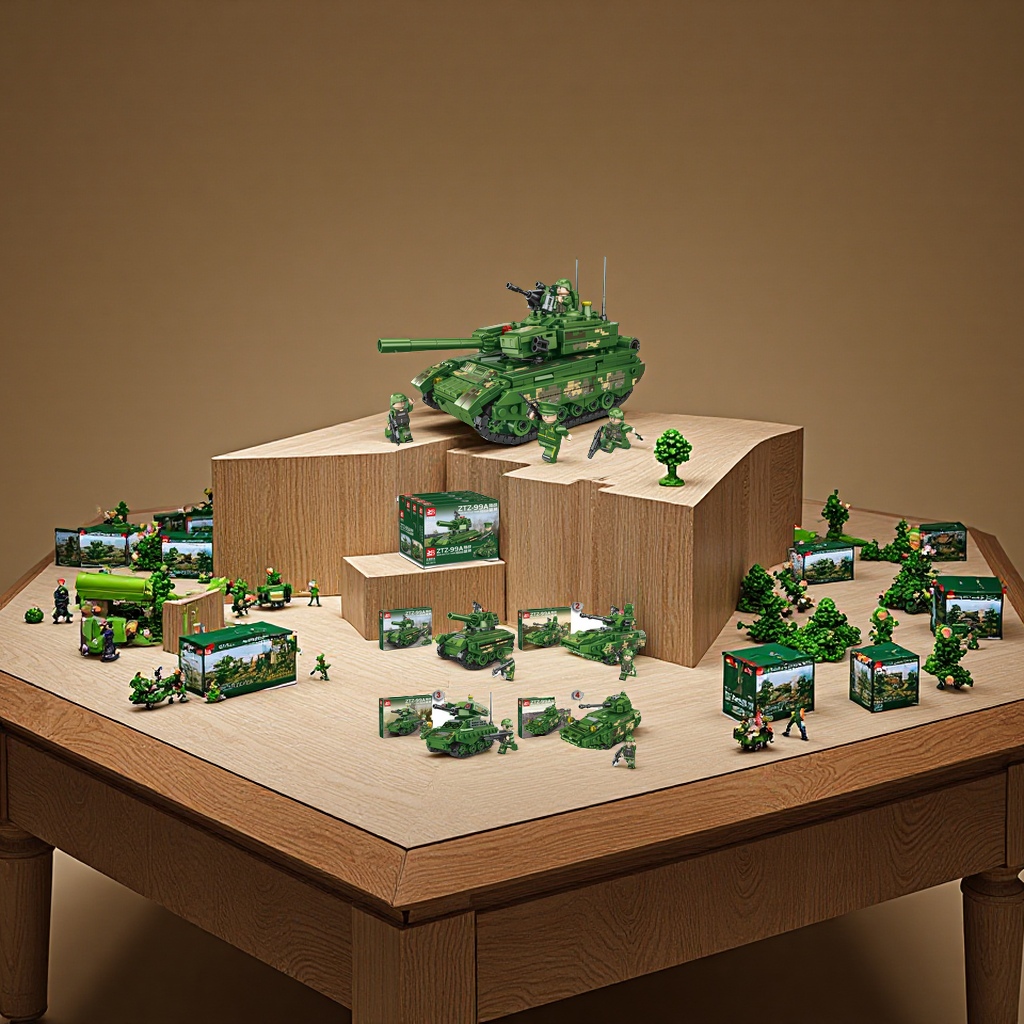 Lego model children's toys, solo wanderer, building blocks for children, cartoon Christmas gifts, creative and educational toys details Picture