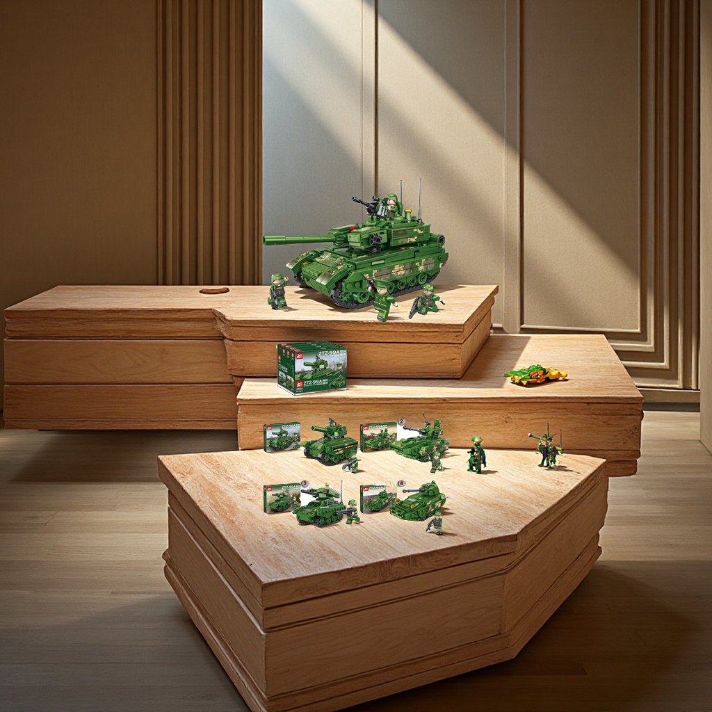 Lego model children's toys, solo wanderer, building blocks for children, cartoon Christmas gifts, creative and educational toys Specification image