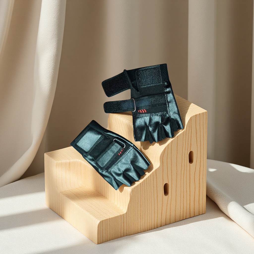 骑行手套实物图