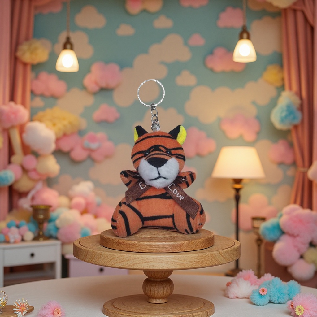 Plush pendants, cute doll pendants, car decorations, plush toys, small pendants, fashionable and creative gifts, car decorations, soft and cute little items details Picture
