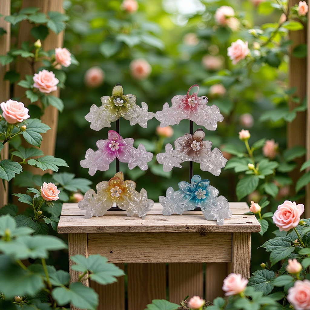 Succulent plant potted plant set, indoor green plants and flowers, small plants for fresh decoration, potted plants, flowerpots for balcony greening details Picture