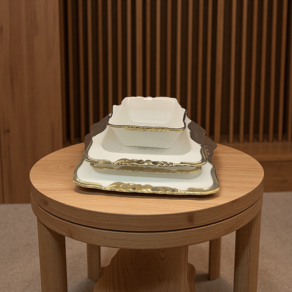 森燚陶瓷餐具盘子套装 搬家碗盘一体式餐具组合 碗碟盘子全套家用耐热耐摔简约设计