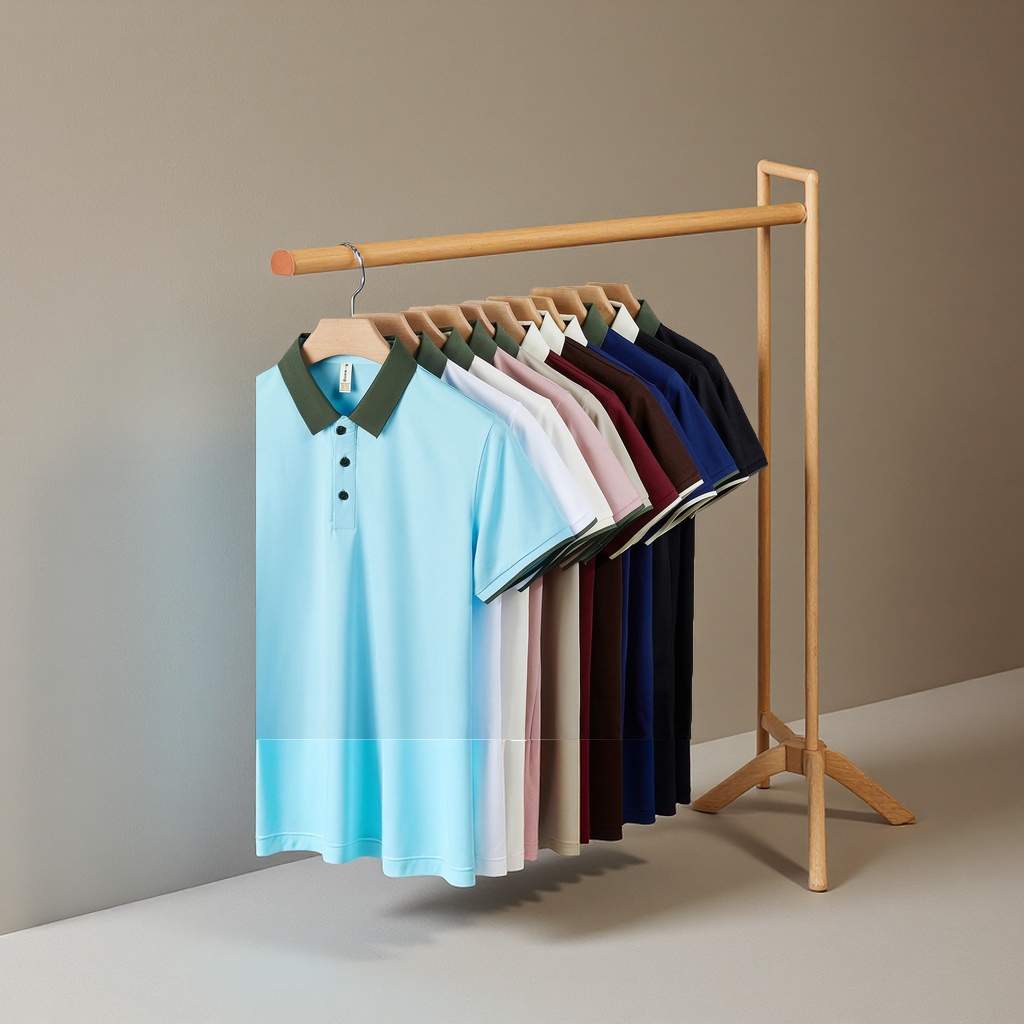 Customized corporate culture shirts, ice silk polo shirts, work clothes, summer thin short-sleeved T-shirts, work clothes, printed logos, and exclusive for other categories Item Picture