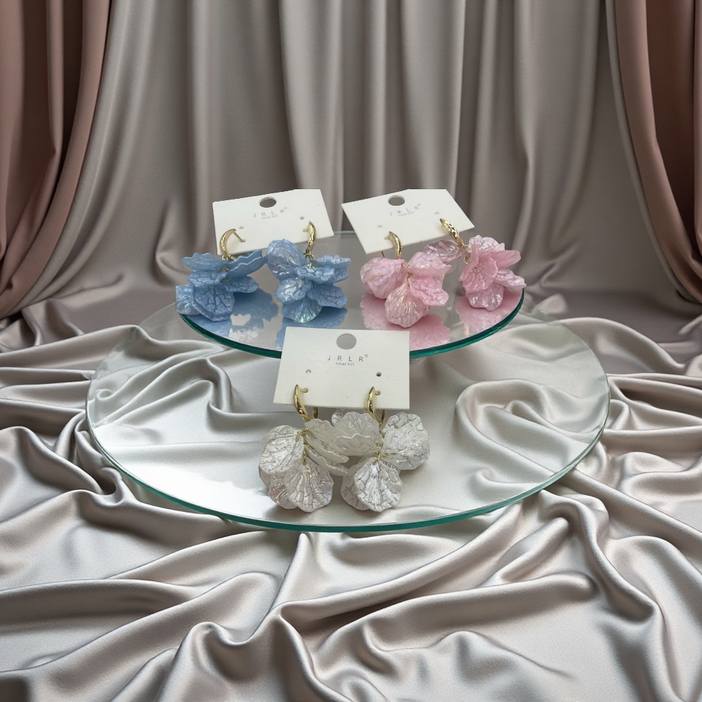 韩版耳环爆款彩色片片花朵装饰贴纸 DIY手工材料 丰富多彩的花朵图案 创意美工手作用品饰品耳饰新中式耳环