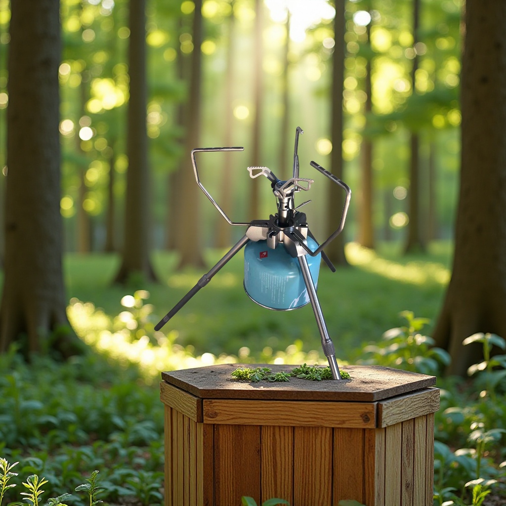 户外瓦斯罐配套卡式炉 便携式炉子户外烧烤炉 多功能户外气炉 野营烹饪设备