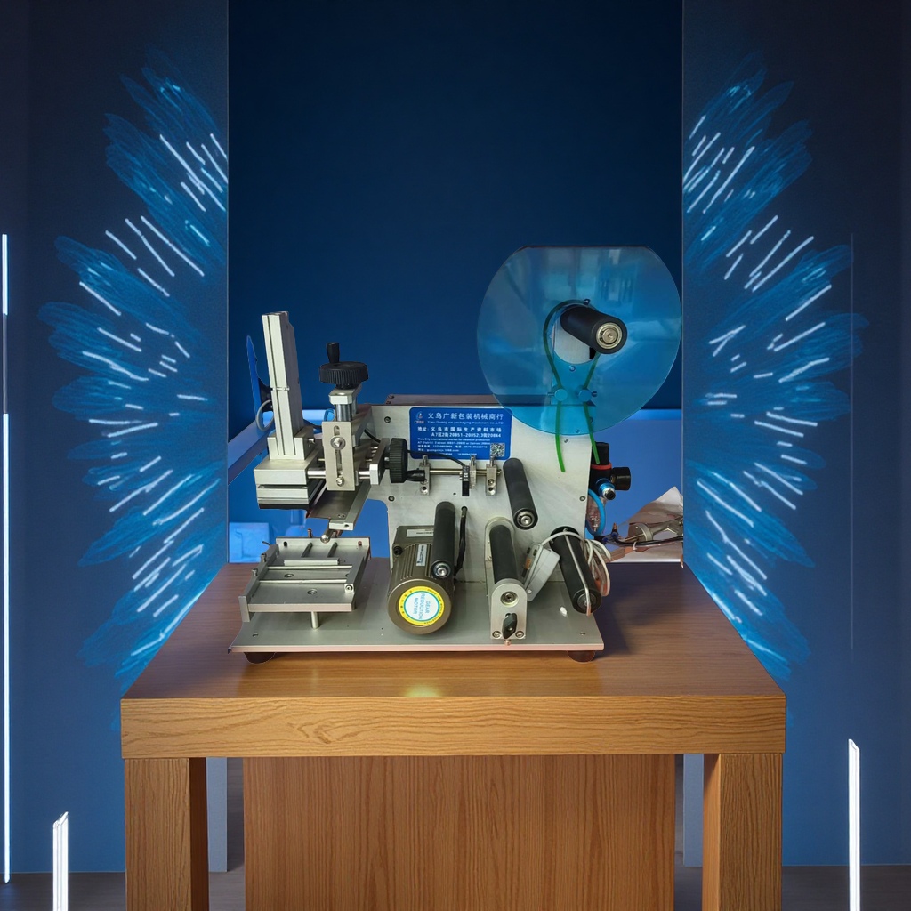 便携式手动贴标机 自动贴标设备 精准贴标无死角 适用各种规格瓶子 轻松贴标无压力