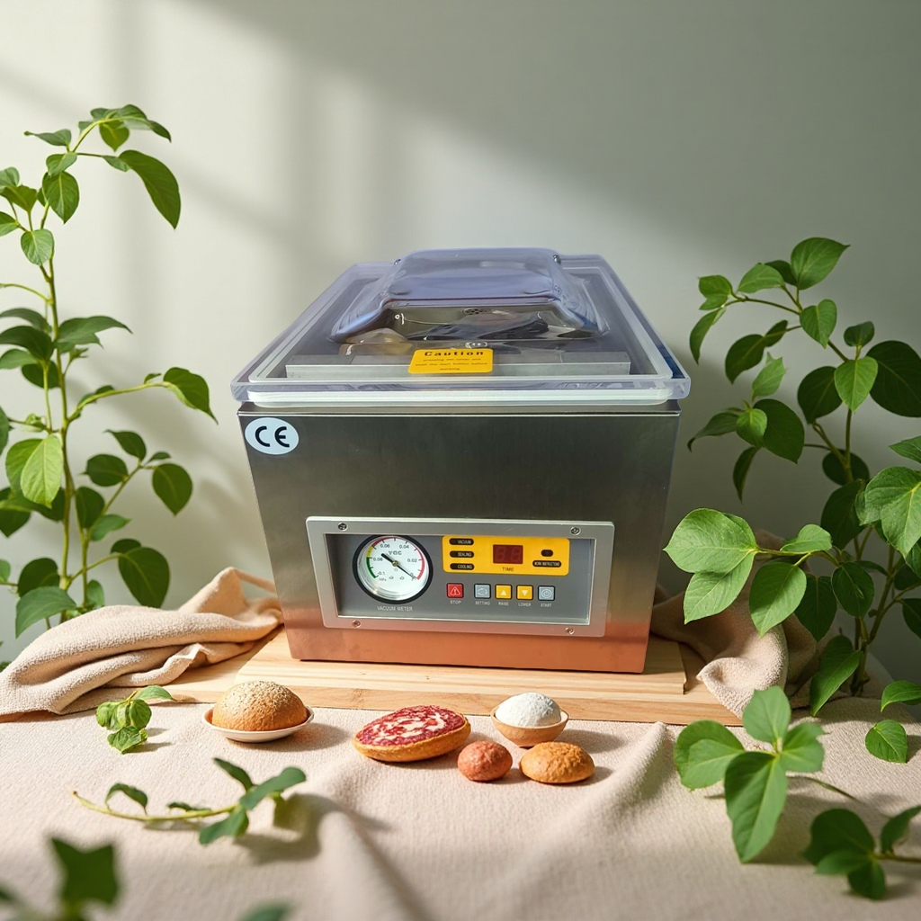 Portable household small vacuum packaging machine, food preservation sealing machine, automatic compressor, space-saving and durable Specification image