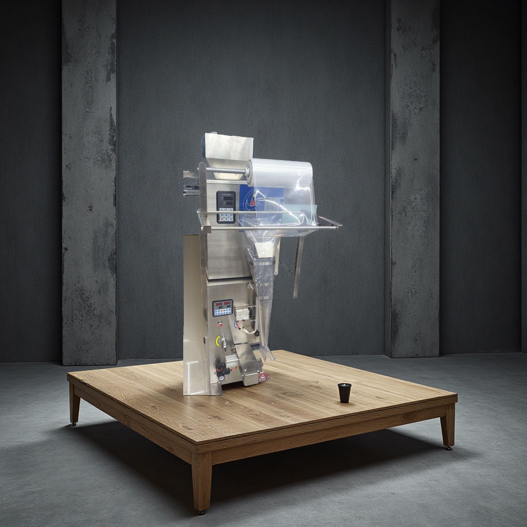 全自动背封中型包装机 适用粉剂颗粒物料包装 简单操作高效稳定