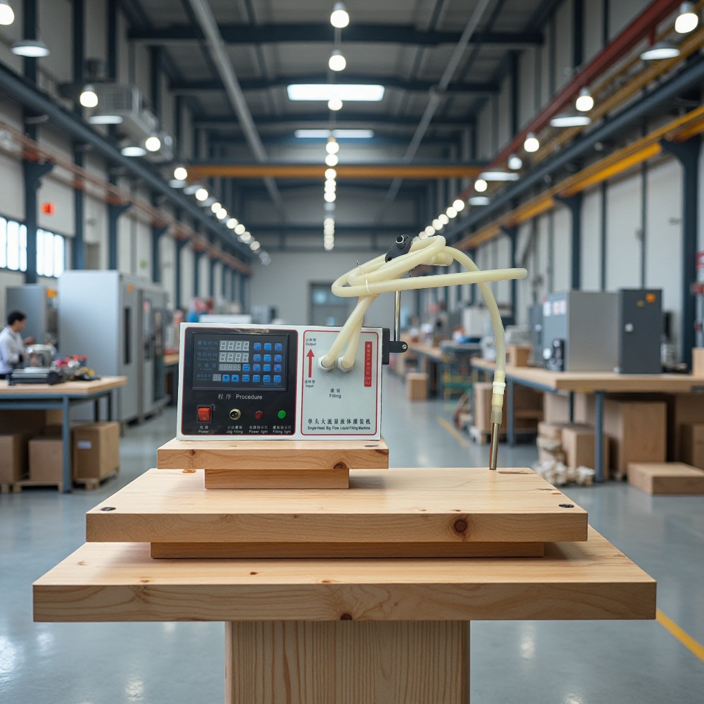Single-head high-flow liquid shrink machine