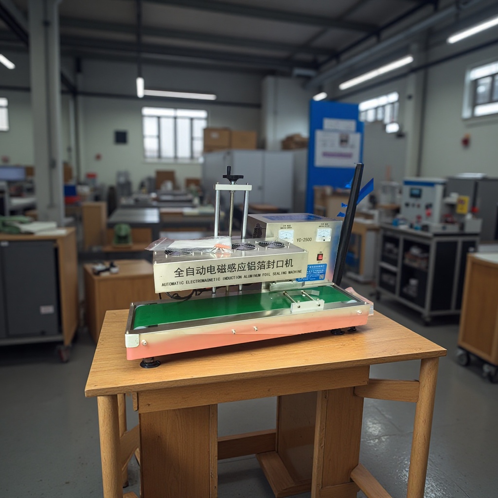 Fully automatic electromagnetic induction aluminum foil sealing machine Specification image