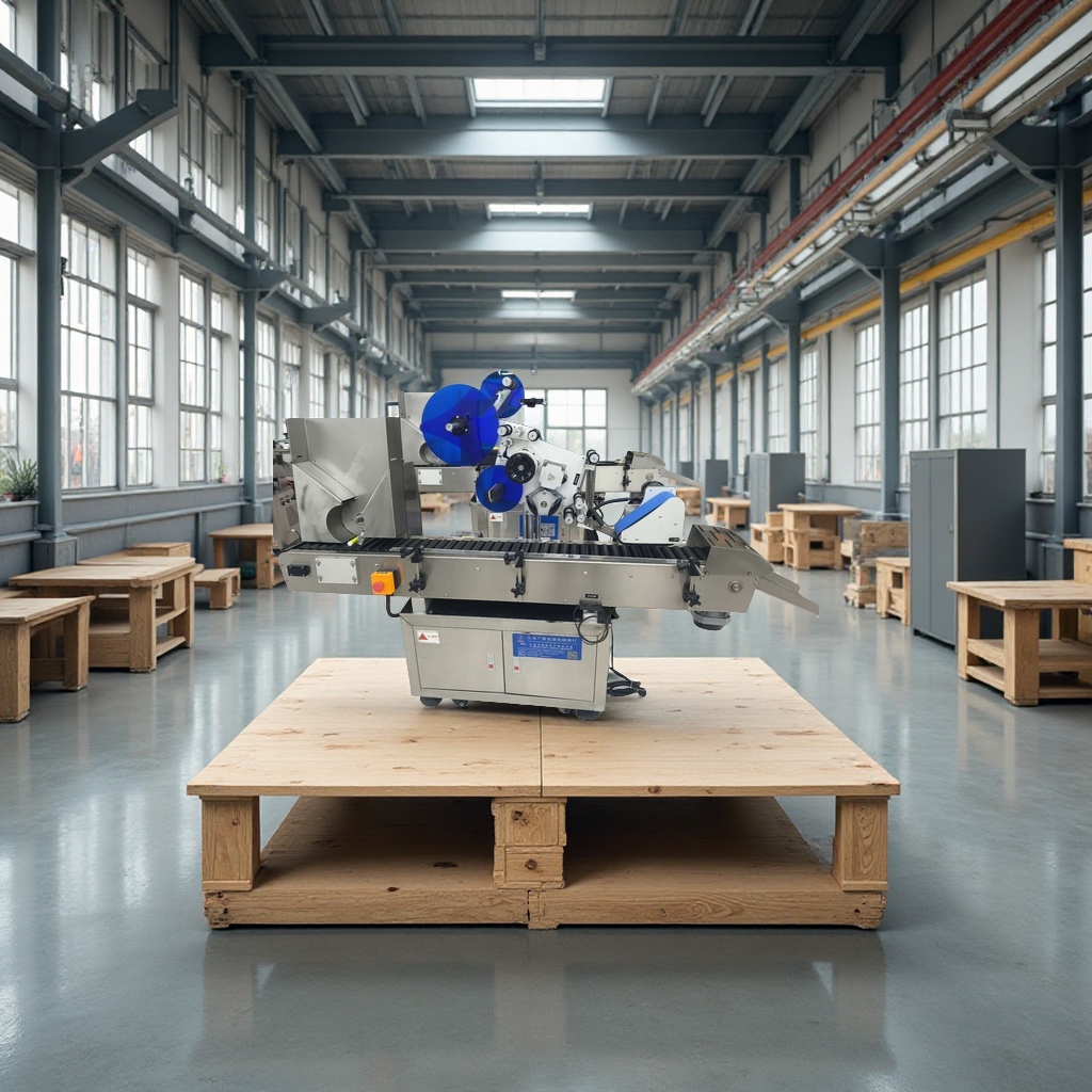 The fully automatic horizontal labeling machine features precise positioning and fast labeling speed, making it an efficient production equipment suitable for bottles, cans and containers