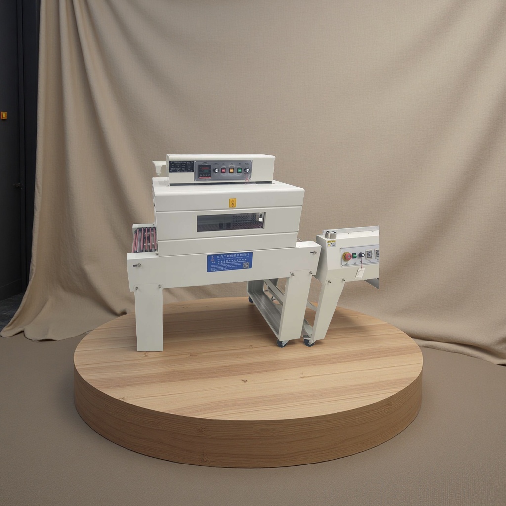 The fully automatic high-efficiency 550 shrink machine, heat shrink film packaging machine, is easy to operate, energy-saving and durable details Picture