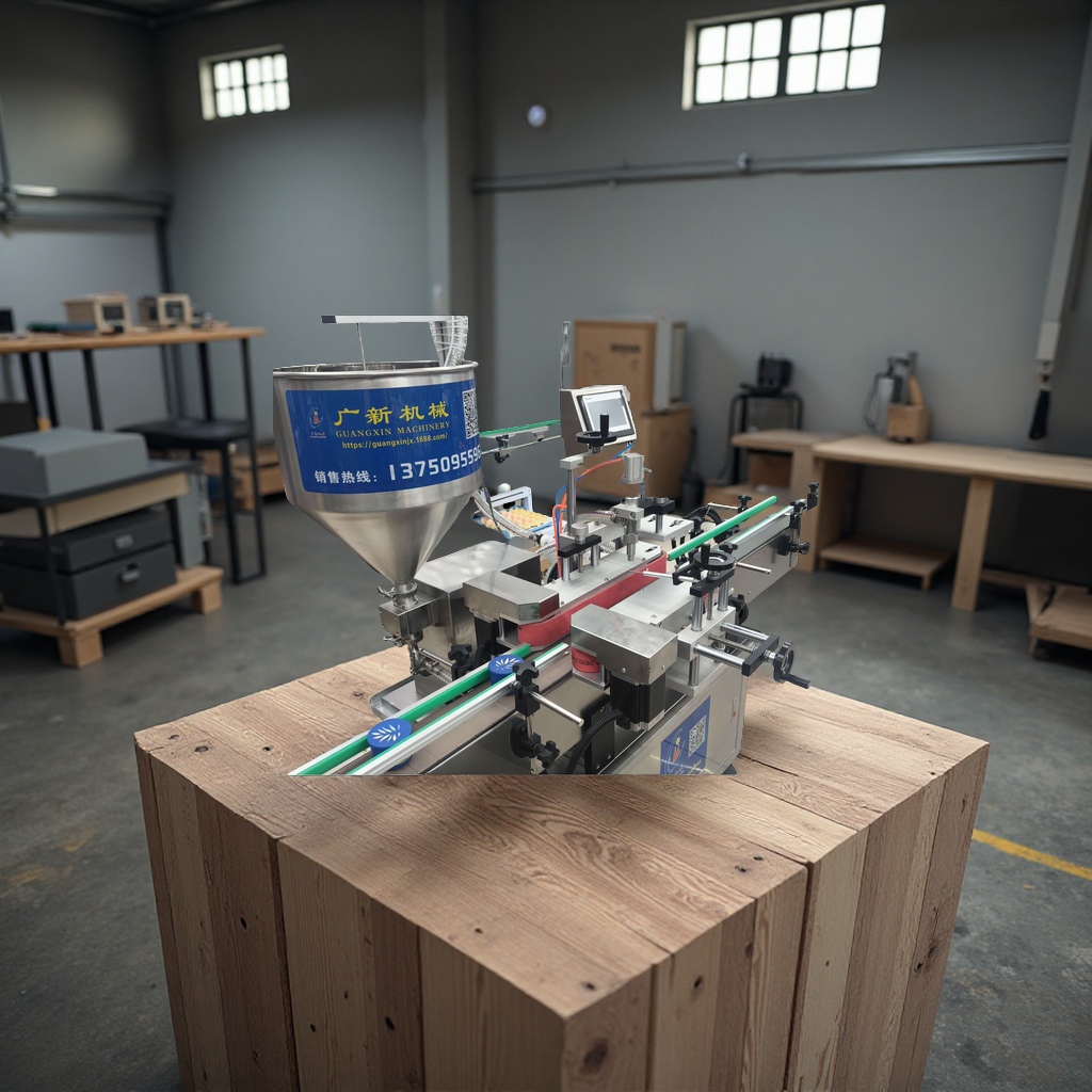 The fully automatic single-head paste filling machine features precise filling, high efficiency and stability, and is suitable for packaging various paste materials Specification image