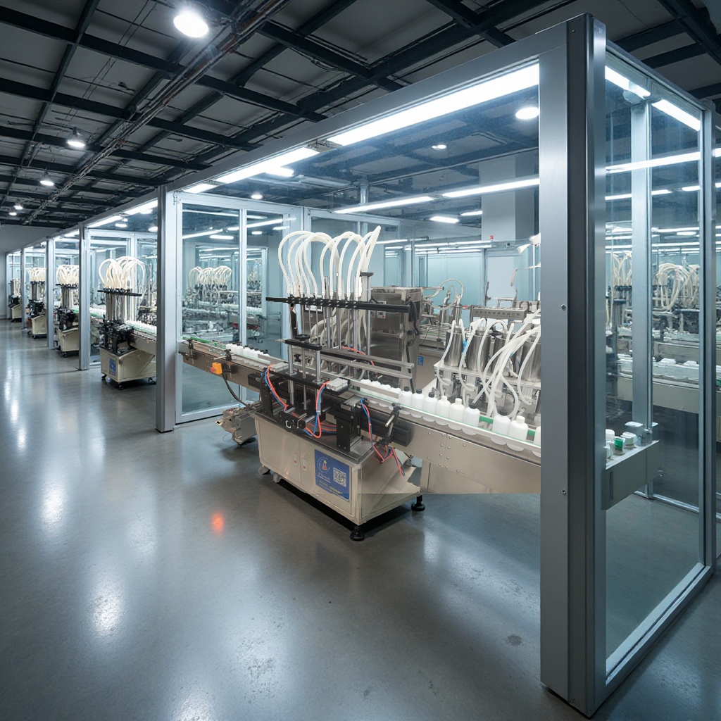 灌装机械实物图