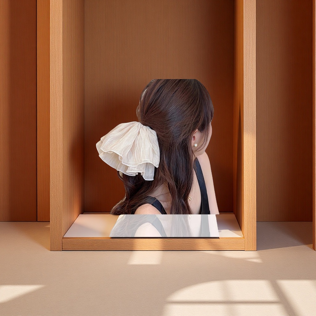 时尚女士大号发圈 韩版简约头饰 高弹力耐用 不伤发质 持久不变形 发饰配件