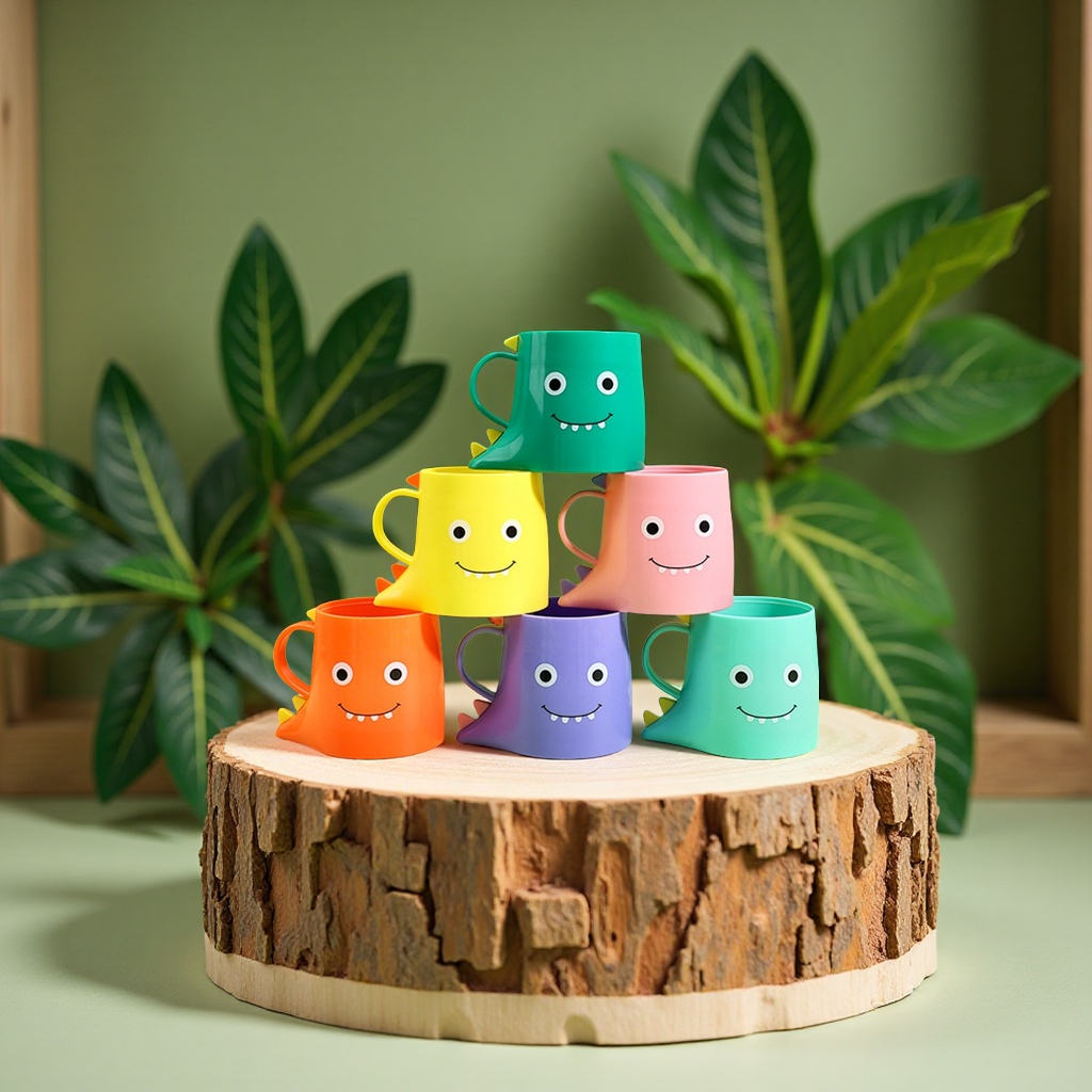 小恐龙牙杯男孩款 儿童水杯漱口杯 刷牙杯家用防摔 喝水杯子宝宝牙杯 其他分类可选