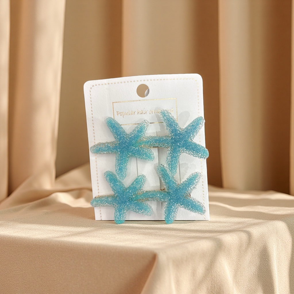 海洋系列儿童玩具软胶海星 手感柔软 安全无毒 玩具海星 彩色可爱海洋生物模型