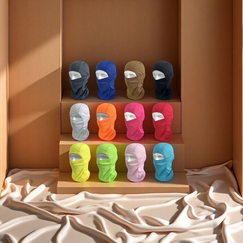 鸟眼布材质多功能头套 可以当头套也可作围脖 时尚实用防晒防风