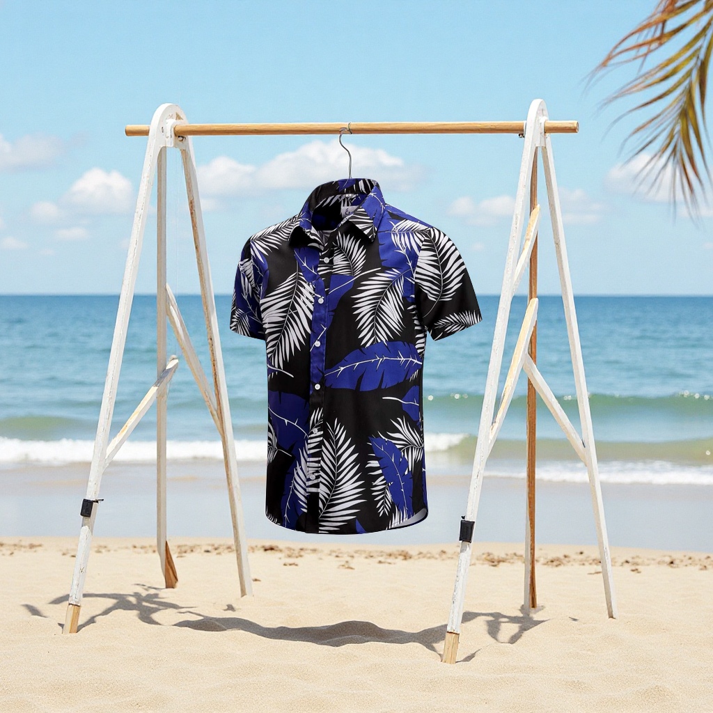 男式沙滩裤实物图